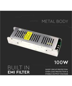 Alimentatore Dimmerabile CV 12V 100W Triac Dimmer Voltaggio Costante Per Striscia Led IP20 SKU-3256