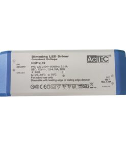Alimentatore Dimmerabile Con Triac Dimmer Taglio di Fase DC 12V 50W Per Striscia Led 12V DIM12-50