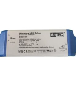 Alimentatore Dimmerabile Con Triac Dimmer Taglio di Fase DC 24V 50W Per Striscia Led 24V DIM24-50