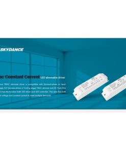 Alimentatore Dimmerabile CV 24V 40W Con Pulsante N.O. e Telecomando RF 2.4G Per Striscia Led 24V PB-40-24