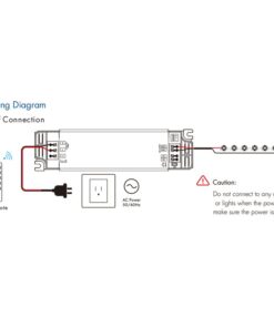 Alternative view of Led Driver CC Dimmerabile 25W Pulsante + RF Corrente Costante Modulare 250mA 300mA 350mA 400mA 500mA 600mA 700mA 900mA PT-25A