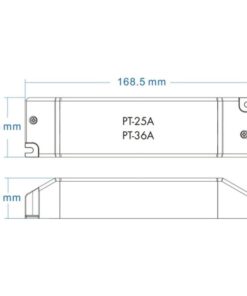 Led Driver CC Dimmerabile 25W Pulsante + RF Corrente Costante Modulare 250mA 300mA 350mA 400mA 500mA 600mA 700mA 900mA PT-25A