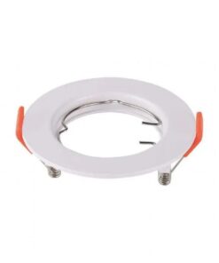 Alternative view of 2 PZ Porta Faretti LED GU10 MR16 Rotondi Fissi con Molla Bianchi SKU 6640