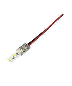 Alternative view of 10 Pezzi Connettore Trasparente Invisibile 8mm 2 PIN per Chiudere 2 Strisce LED COB