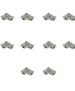 Alternative view of 10 Pezzi Connettore Trasparente Invisibile 8mm 2 PIN Angolare 90° per Strisce LED