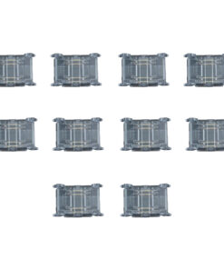 10 Pezzi Connettore Trasparente Invisibile 10mm RGB 4 PIN per Unire 2 Strisce LED