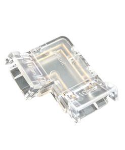 Alternative view of 10 Pezzi Connettore Trasparente 10mm RGB Angolare 90° 2 PIN per Unire 2 Strisce LED