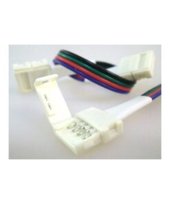 4 PZ Connettore 10mm Per Collegare Due Strip Led Smd RGB 5050 Senza Saldare