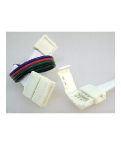 Alternative view of 4 PZ Connettore 10mm Per Collegare Due Strip Led Smd RGB 5050 Senza Saldare