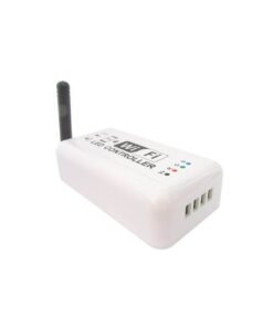 Alternative view of WiFi Mini Centralina Led CCT Dimmer RGB Controller Domotica Con Iphone iOS Smartphone Android 12V 24V 3X4A