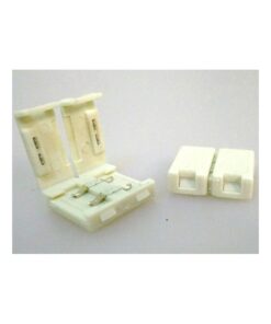 4 PZ Connettore 12mm Per Unire Due Bobine Led Smd 5050 Mono Colore Senza Saldare