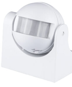 Sensore PIR Movimento Luce Crepuscolare Timer Rilevamento Presenza Infrarossi 220V Massimo 1200W IP44 Esterno Da Muro Orientabile 180 Gradi SKU-4967