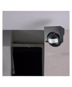 Sensore PIR Movimento e Crepuscolare Timer Rilevamento Presenza Infrarossi 220V Carcassa Nera SKU-5077