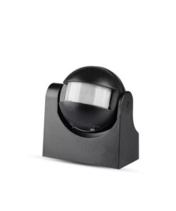 Sensore PIR Movimento e Crepuscolare Timer Rilevamento Presenza Infrarossi 220V Carcassa Nera SKU-5077