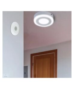 Sensore PIR Movimento e Crepuscolare Timer Da Soffitto Carcassa Bianca 220V 360 Gradi SKU-5086