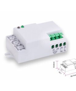 Sensore Micro Onde Microwave Sensor Da Parete Soffitto IP20 220V Max 200W SKU-5078