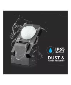 Sensore di Movimento a Infrarossi e Crepuscolare Montaggio a Parete Muro Carcassa Nera IP65 Esterno Braccio Orientabile SKU-15011