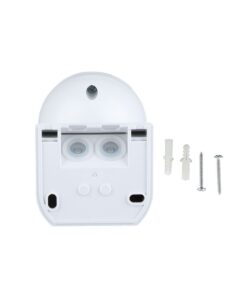 Sensore di Movimento a Infrarossi e Crepuscolare Montaggio a Parete Muro Carcassa Bianca Testa Orientabile 180 Gradi IP44 SKU-5088