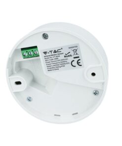 Sensore di Movimento a Infrarossi e Crepuscolare Montaggio a Plafone Carcassa Bianca 360 Gradi IP20 SKU-4968