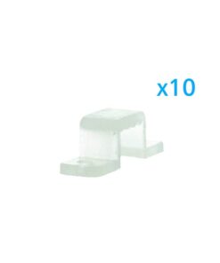 Alternative view of 10 PZ Clip Fissaggio Rigido 10x7 mm per Bobina Striscia Led Impermeabile
