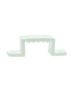 10 PZ Clip Fissaggio Rigido 16x10 mm per Bobina Striscia Led Impermeabile