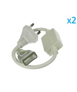 2 PZ Spine Alimentatore Trasformatore 2 Pin Passo 13,5mm per Bobina Striscia LED 220V 500W