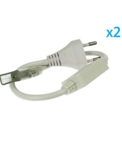 2 PZ Spine Alimentatore Trasformatore 2 Pin Passo 13,5mm per Bobina Striscia LED 220V 500W