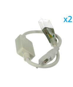 2 PZ Spine Alimentatore Trasformatore 2 Pin Passo 13,5mm per Bobina Striscia LED 220V 500W