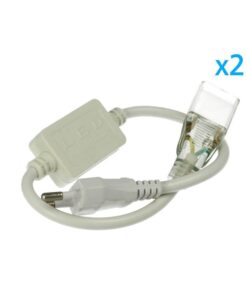 2 PZ Spine Alimentatore Trasformatore 2 Pin Passo 13,5mm per Bobina Striscia LED 220V 500W