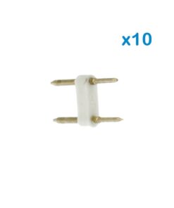 Alternative view of 10 PZ Spina 2 Pin Passo 9mm per Connessione Striscia Led Mono 220V con Alimentatore