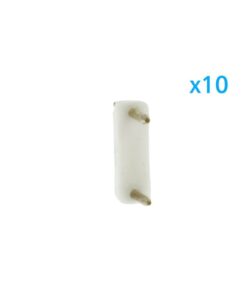 Alternative view of x10 Spina 2 Pin Passo 13,5mm per Connessione Striscia Led Mono 220V con Alimentatore