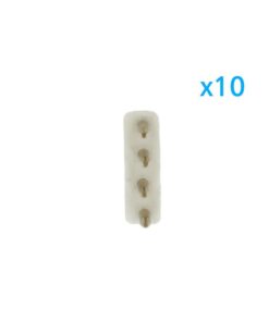 x10 Spine 4 Pin RGB 13 5mm per Bobine LED 220V Collegamento con Alimentatore