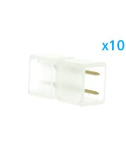 Alternative view of 10 PZ Connettore Da 2 Pin Passo 6mm Per Unire e Allungare Bobina Led 220V Mono Colore