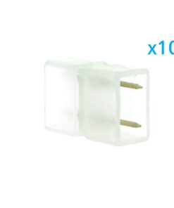 Alternative view of 10 PZ Connettore Da 2 Pin Passo 9mm Per Unire e Allungare Bobina Led 220V Mono Colore