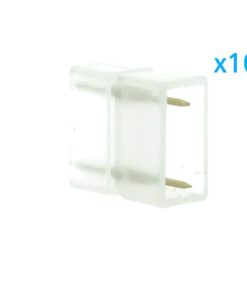Alternative view of 10 PZ Connettore 2 Pin Passo 13,5mm per Unire e Allungare Bobina Led 220V Mono Colore