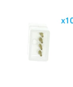 10 PZ Connettore Da 4 Pin RGB Passo 9mm Per Unire e Allungare Bobina Led RGB 220V