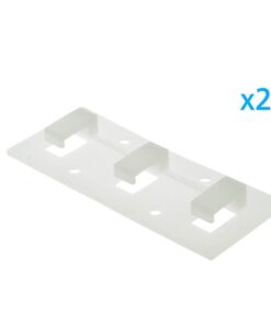 Alternative view of 2 PZ Clip Fissaggio Lineare 3 Posizioni Passo 14x7mm per Bobina Striscia LED a Parete