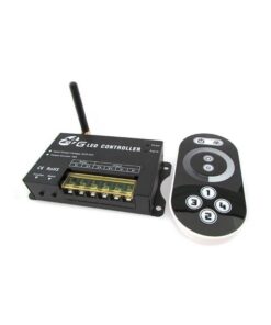Alternative view of Led Dimmer Mono Colore Centralina 2,4G Controller Telecomando RF Wireless 12V 24V 16A Bobina Led RF203
