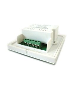 Centralina RGB Led Kit Controller Touch Panel Full Color Da Incasso Quadrata 12V 144W Sfondo Bianco TM08