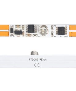 Interruttore Led Dimmer Touch Senza Saldatura Flessibile Larghezza 8mm 12V 24V 3A Con Memoria e Led Blu