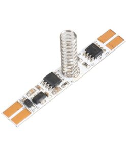 Interruttore Led Dimmer Touch Senza Saldatura Flessibile Larghezza 8mm 12V 24V 3A Con Memoria e Led Blu