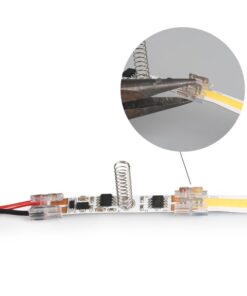 Interruttore Led Dimmer Touch Senza Saldatura Flessibile Larghezza 8mm 12V 24V 3A Con Memoria e Led Blu