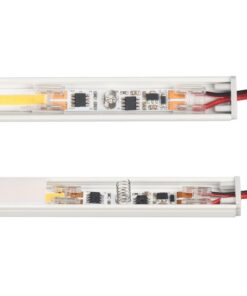 Interruttore Led Dimmer Touch Senza Saldatura Flessibile Larghezza 8mm 12V 24V 3A Con Memoria e Led Blu