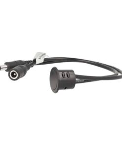 Interruttore Led Dimmer Touch Da Incasso Nero 12V 24V 4A Con Cavo DC JACK 5.5x2.1mm