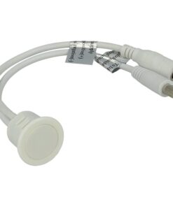 Interruttore Led Dimmer Touch Da Incasso Bianco 12V 24V 4A Con Cavo DC JACK 5.5x2.1mm