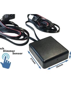 Interruttore Led Dimmer Touch Con Memoria Per Specchio Da Bagno 12V 24V 4A Con Indicatore Led Blu