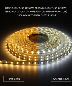 Interruttore LED Dimmer Touch Da Incasso CCT con Memoria 0V e Cambio della Temperatura Colore Tensione di Ingresso 12V-24V DC Tensione di Uscita 12V-24V DC Altezza della Molla 20mm