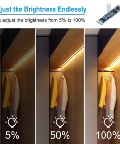 Interruttore LED Dimmer Touch Da Incasso CCT con Memoria 0V e Cambio della Temperatura Colore Tensione di Ingresso 12V-24V DC Tensione di Uscita 12V-24V DC Altezza della Molla 20mm