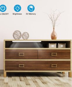 Interruttore LED Dimmer Touch Da Incasso CCT con Memoria 0V e Cambio della Temperatura Colore Tensione di Ingresso 12V-24V DC Tensione di Uscita 12V-24V DC Altezza della Molla 20mm