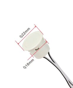 Interruttore LED Dimmer Touch Da Incasso 12V 24V 4A Con Cavo DC JACK 5.5x2.1mm Controllo Regolazione dell'Illuminazione con Funzione di Memoria Bianco